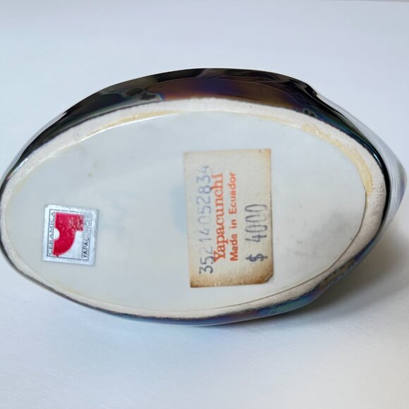 Ceramica Yapacunchi Iridescent Ceramic Duck from Ecuador - Picture 7 of 7